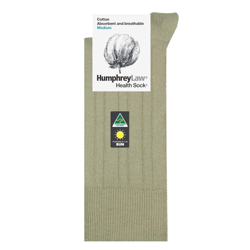Humphrey Law Pure Cotton No Tight Elastic Black Health Socks image number 2